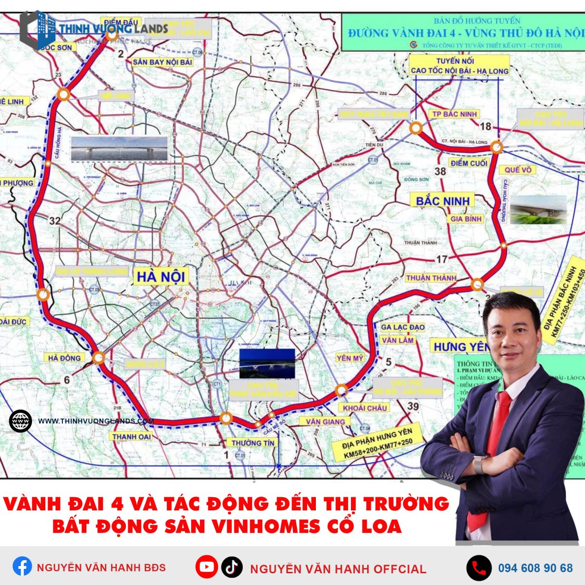 Vành Đai 4 và Tác Động Đến Thị Trường Bất Động Sản Vinhomes Cổ Loa