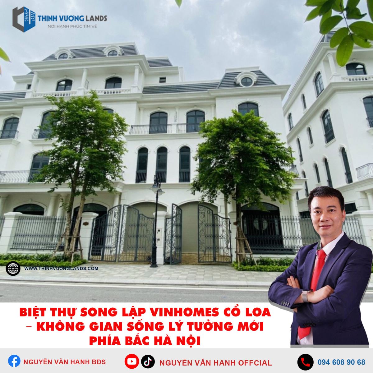 Biệt thự song lập Vinhomes Cổ Loa – Không gian sống lý tưởng mới phía Bắc Hà Nội
