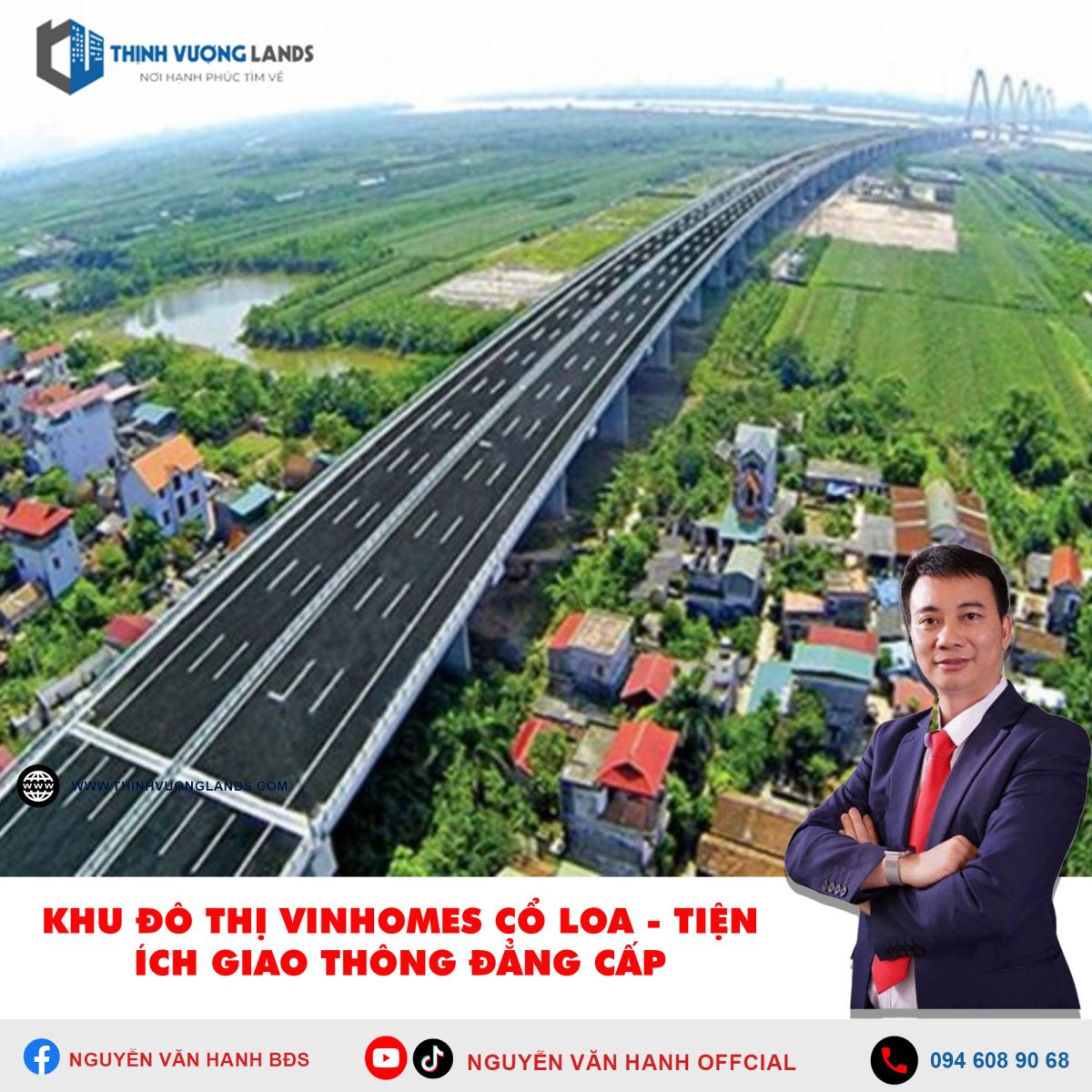 Khu đô thị Vinhomes Cổ Loa - Tiện ích giao thông đẳng cấp