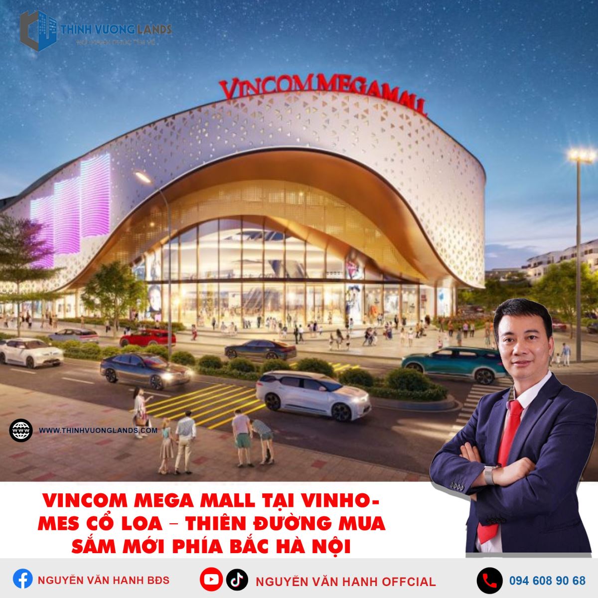 Vincom Mega Mall tại Vinhomes Cổ Loa – Thiên đường mua sắm mới phía Bắc Hà Nội