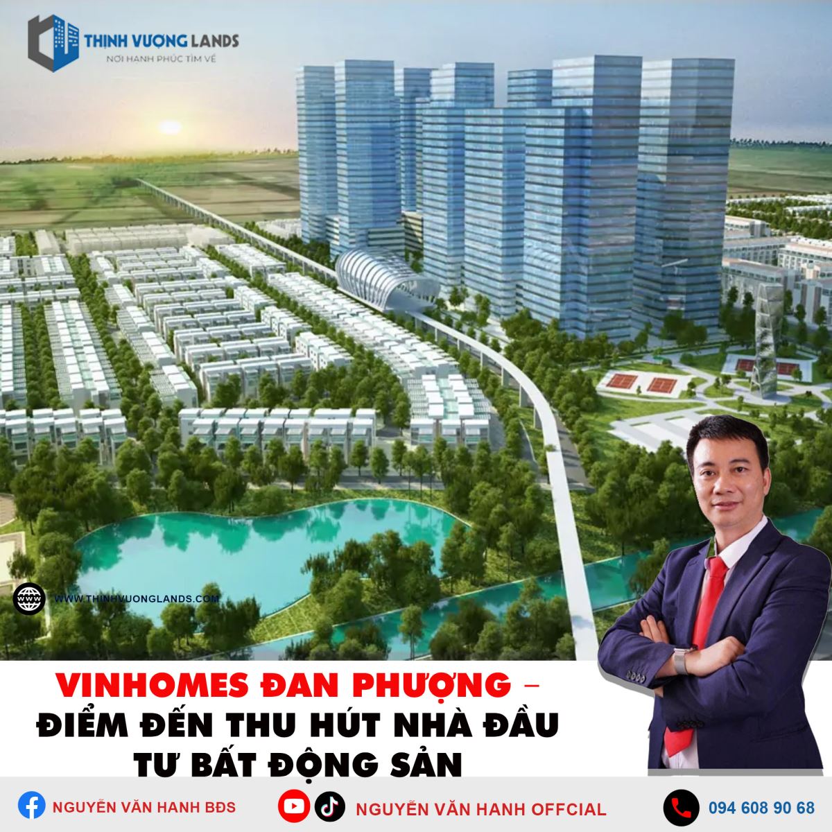Vinhomes Đan Phượng – Điểm Đến Thu Hút Nhà Đầu Tư Bất Động Sản