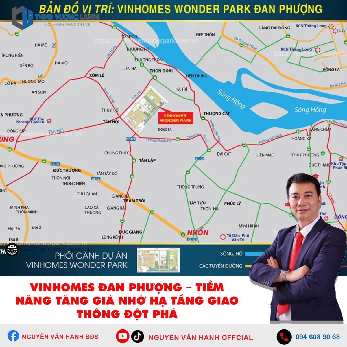 Vinhomes Đan Phượng – Tiềm Năng Tăng Giá Nhờ Hạ Tầng Giao Thông Đột Phá