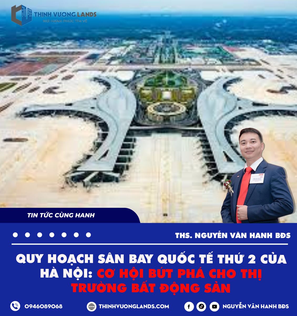 Quy hoạch sân bay quốc tế thứ 2 của Hà Nội: Cơ hội bứt phá cho thị trường bất động sản