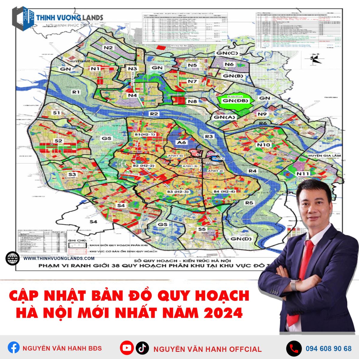 Cập Nhật Bản Đồ Quy Hoạch Hà Nội Mới Nhất Năm 2024