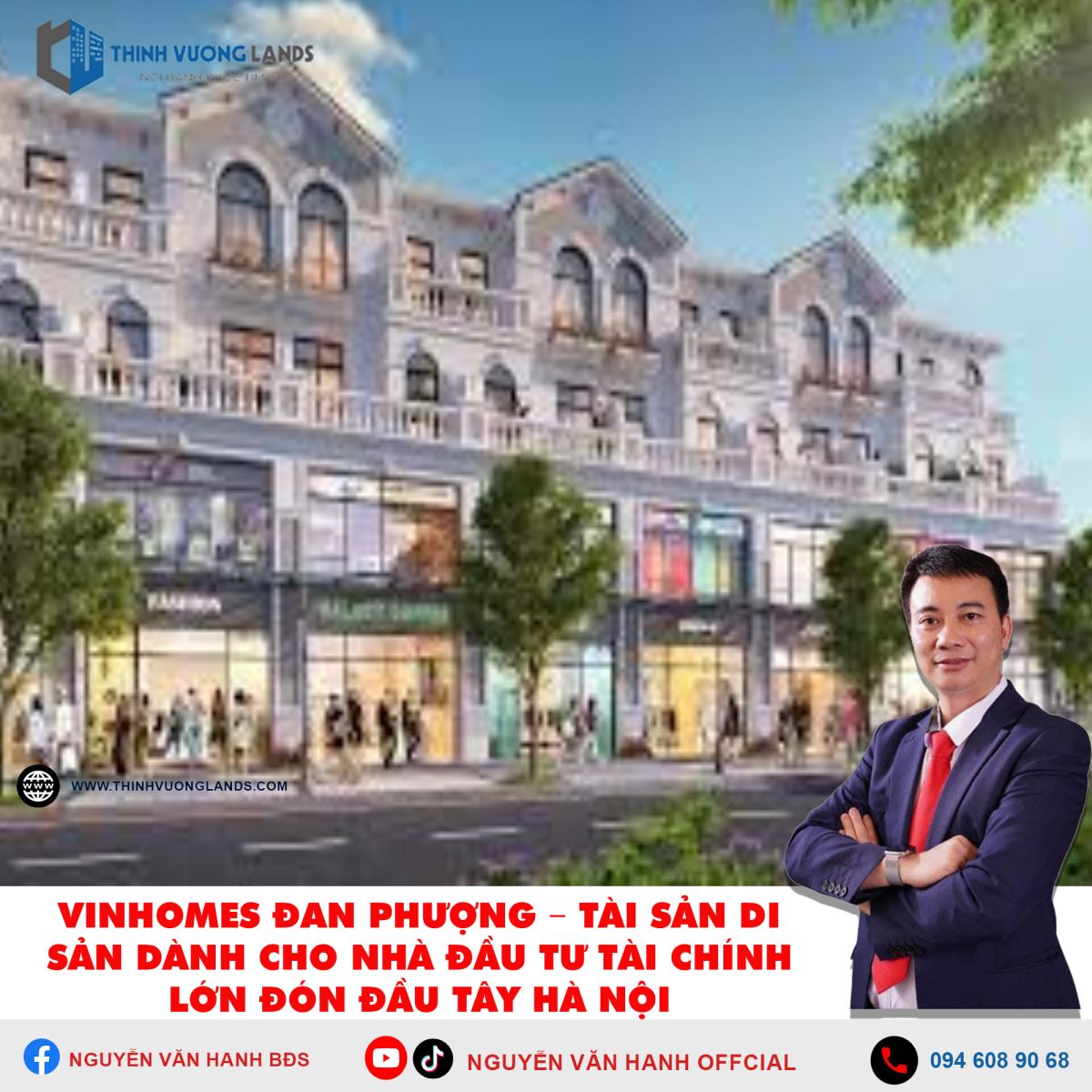 Vinhomes Đan Phượng – Tài Sản Di Sản Dành Cho Nhà Đầu Tư Tài Chính Lớn Đón Đầu Tây Hà Nội