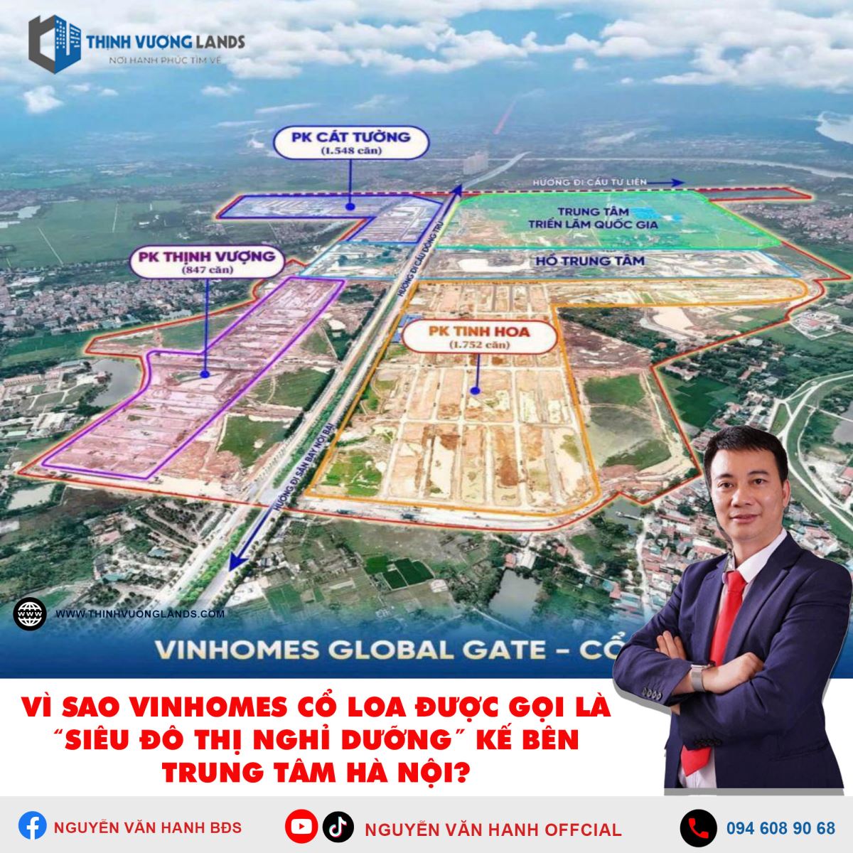 Vì Sao Vinhomes Cổ Loa Được Gọi Là “Siêu Đô Thị Nghỉ Dưỡng” Kế Bên Trung Tâm Hà Nội?