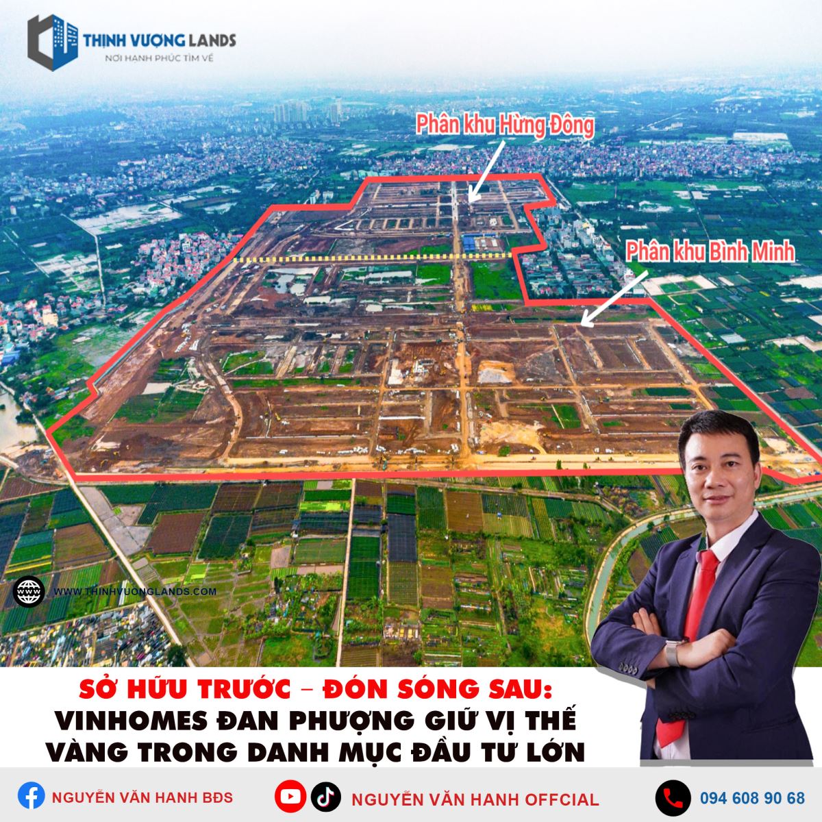 Sở Hữu Trước – Đón Sóng Sau: Vinhomes Đan Phượng Giữ Vị Thế Vàng Trong Danh Mục Đầu Tư Lớn